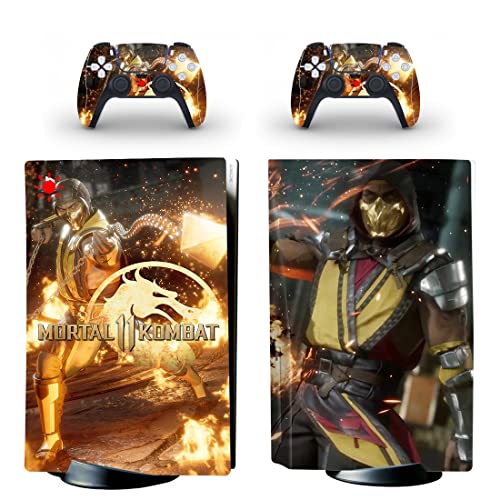 עבור PS5 דיגיטלי - משחק נינג'ה Mortal Best War Kombat X PS4 או PS5 מדבקת עור עבור פלייסטיישן 4 או 5