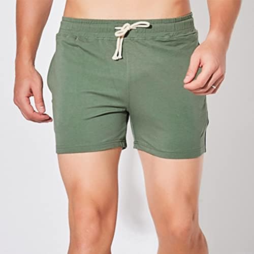 אימון מכנסיים קצרים לגברים גברים של קיץ מוצק צבע גדול כיסי מכנסיים כיס שרוך רופף מזדמן ספורט גברים של