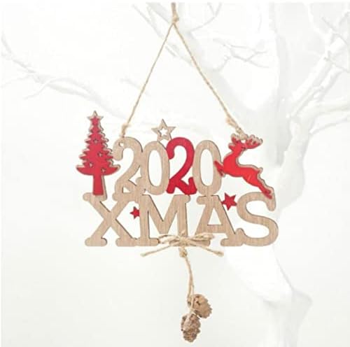 זונסטר 2020 חג המולד אותיות איילים עץ עץ סימן חג המולד קישוט לבית תליון תליית קישוט