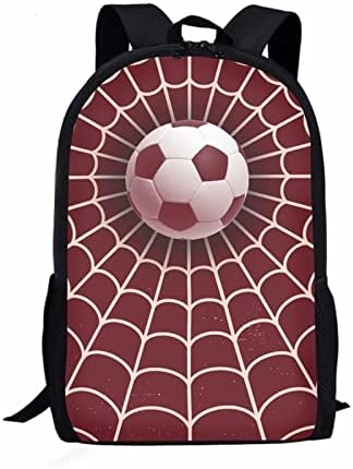 FRESTREE תקציר כדור כדורגל תרמיל תרמיל עכביש עם תרמילי הדפסת כדור ספורט כדורי כד