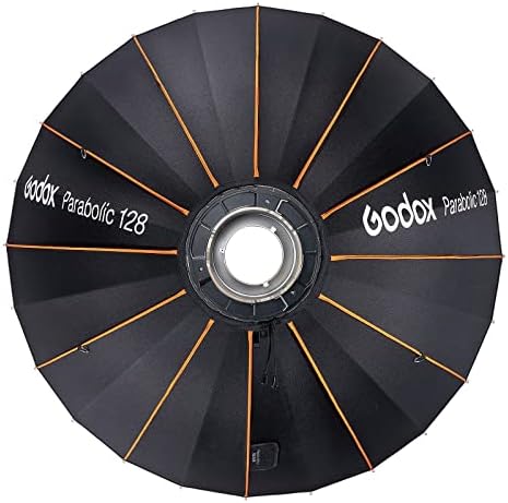 צילום Godox Parabolic Softbox P128 ערכה, מערכת מיקוד אור ערכה פרבולית ערכת SL-60W SL150WII VL150 VL300