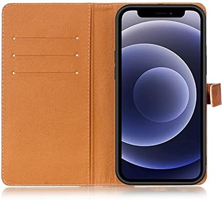 מקרה עבור אייפון 13, דק פוליו עור מפוצל ארנק מקרה עם פאוץ כרטיס מחזיק מעמד מגן כיסוי אחורי, של מרודר