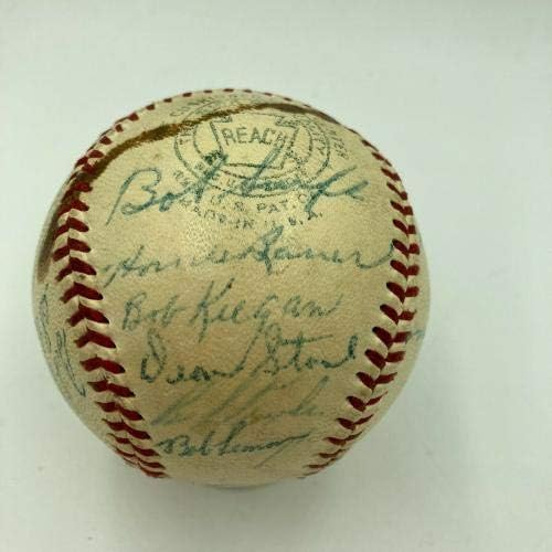 1954 צוות משחקי הכוכבים החתום על בייסבול נלי פוקס יוגי ברה ווייטי פורד JSA - כדורי בייסבול עם חתימה