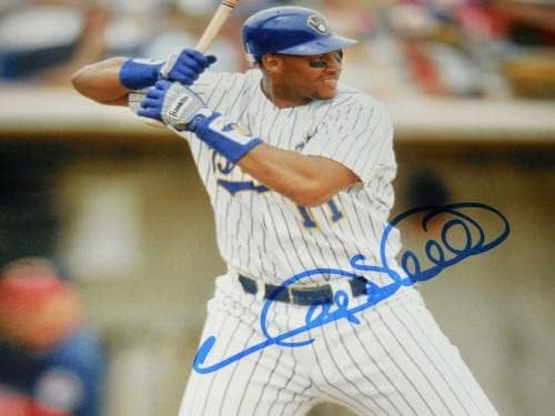 גארי שפילד חתימה 8x10 צילום - מילווקי ברוארס! - תמונות MLB עם חתימה