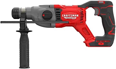 Craftsman V20 פטיש מקדח, סיבוב, אלחוטי, SDS Plus, כלי חשוף בלבד