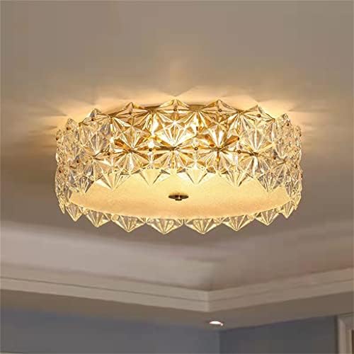 KFJBX LED תאורת תקרה עגולה גביש עגול תאורה או סלון חדר אוכל מטבח חדר שינה קישוט ביתי