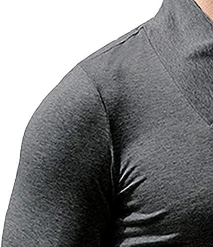 גולף חם סוודר ארוך שרוול סוודר צוות צווארון סווטשירט מוצק עם צווארון חולצה פולו חולצה חורף תחתון טי