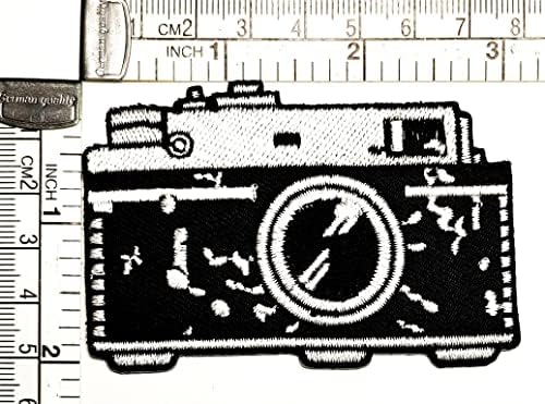 קליינפלוס 3 יחידות. בציר מצלמה תיקון קריקטורה מצלמה מדבקות מלאכות אמנויות תפירת תיקון רקום ברזל על לתפור