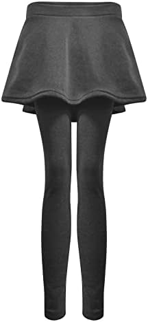 מכנסי חותלות צמר נשים נופלים חצאית מזויפת חמה מכנסיים באורך מלא יוצא להדפס פרחוני שמלת חצאיות טניס אתלטית