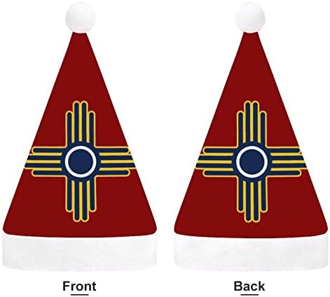 זיה שמש-זיה פואבלו-ניו מקסיקו3 חג המולד כובע סנטה כובע מצחיק חג המולד כובעי חג מסיבת כובעי עבור נשים