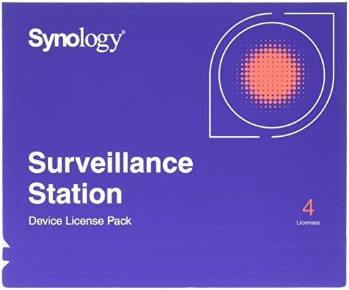 חבילת רישיון מצלמה של Synology IP לחבילת רישיון מצלמה 4 ו- IP עבור 1