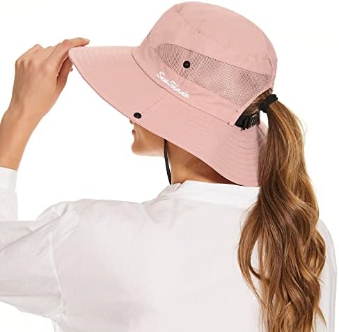 Durio Sun Hat Womens UV הגנה על כובעי קוקו לנשים רחבים שוליים כובע דלי שמש אריז