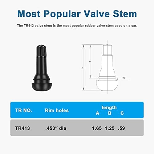 כלי הסרת גזע שסתום Riseuvo - ליבות שסתום 40 יחידות, כלי שסתום 4 -כיווני, כלי מסיר ליבת שסתום, כלי שסתום