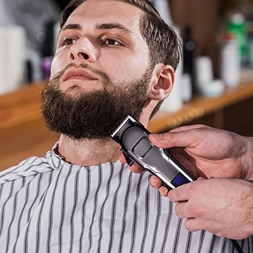 קריברס קוצץ שיער לגברים, מקצועי מתכוונן טיפוח שיער גוזז חזק חשמלי שיער גוזם תצוגה דיגיטלית שיער חותך