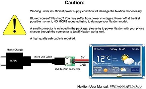 גרסת AIHASD אנגלית Nextion 3.2 '' UART HMI SMART LCD TORT DISCE