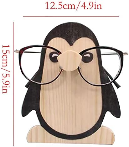 דיוסטה משקפיים מחזיק מעמד, 2023 יצירתי בעלי החיים צורת 3 ד עץ משקפיים מחזיק משקפי שמש דוכן תצוגת משקפיים