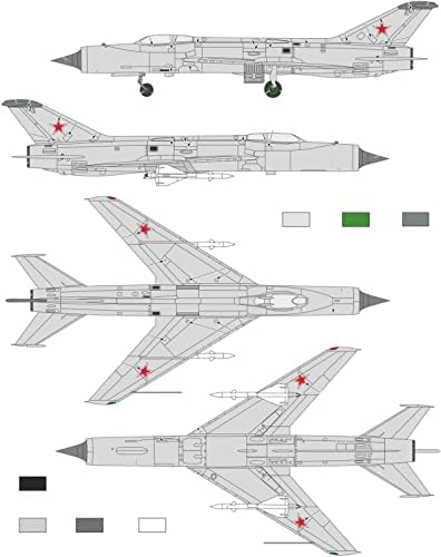 דגם של קצת 72029 1/72 סובייטי אוויר חיל מיקויאן לויץ ' אני-75 אב טיפוס קולי מיירט פלסטיק דגם