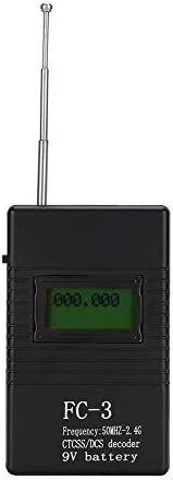 בודק תדר גלאי נייד מכשיר קשר רדיו כוח תדר דלפק מטר בודק מפענח 50 מגהרץ 2.4 גרם