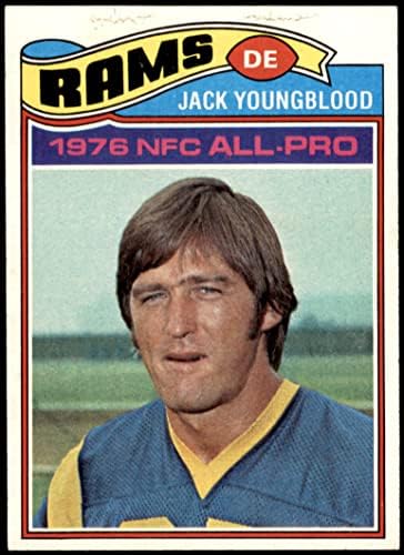 1977 Topps 80 Jack Youngblood Los Angeles Rams Ex/Mt Rams Florida