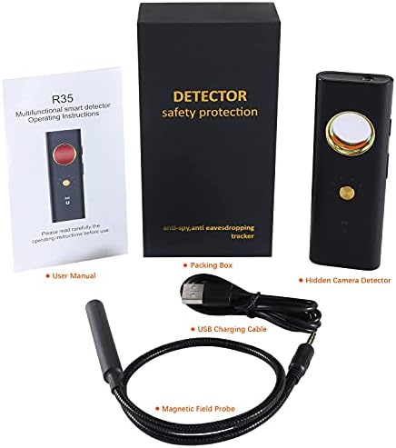 גלאי מרגלים, גלאי מצלמה נסתרים- שימושי, גלאי אותות RF, Finder Anti Spy Geter Deving Device Tracker מצלמת