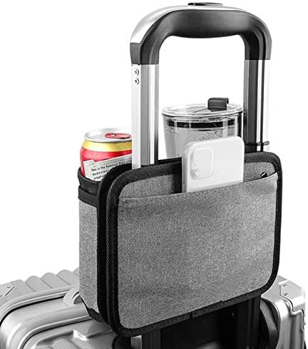מחזיק כוס נסיעות מזוודות תיק נייד מחזיק בקבוק משקה נושא כלים נוסע אבזר רול על מזוודה ידיות