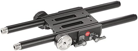 Jtz dp30 אוניברסלי 15 ממ מתקן מוט רכבת baseplate עם מהדק נעילת שקופיות מהיר עבור Canon Nikon Sony DSLR