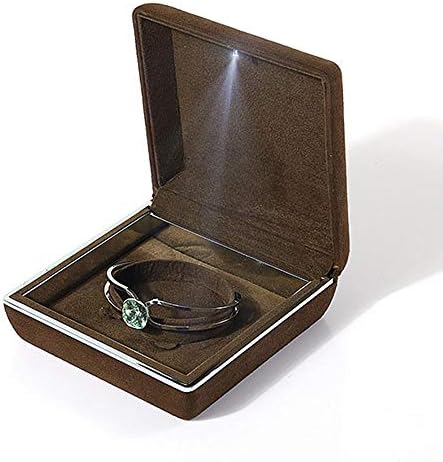 TEERWERE מארגן אחסון תכשיטים מדף טבעת קטנה עגיל עגיל מארגן אחסון ארגון קופסת מתנה להצעה ליום הולדת יום