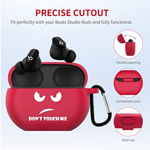 CACOE Silicone Case Cover עבור Beats Studio Buds/Beats Studio Buds + 2023, Store Beats Studio Buds מארזים
