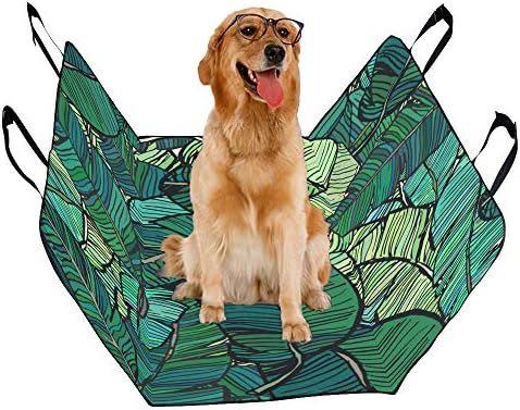מותאם אישית אמרלד עיצוב סגנון אלגנטי רטרו הדפסת רכב מושב מכסה לכלבים עמיד למים החלקה עמיד רך לחיות