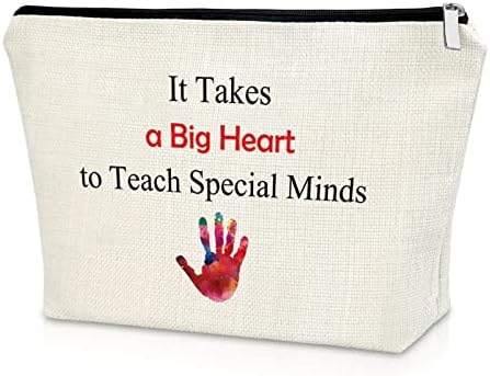 מיוחד חינוך מורה מתנה איפור תיק מורה הערכה מתנה תודה לך מתנה לנשים קוסמטי תיק מעל פני הים משבית מורה