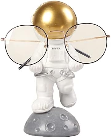 אסטרונאוט משקפיים מחזיק, משקפיים תצוגת מייצג שולחן/בית / משרד דקורטיבי, משקפיים אבזרים, שרף מתנה ליום