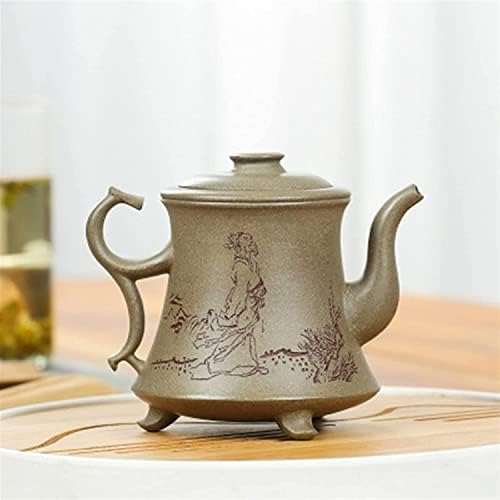 קומקום תה מודרני קומקום סגול חול סגול קומקום מפורסם מאסטר מפורסם בעבודת יד עפרות גולמיות גולמיות מעטפת