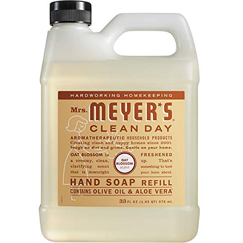 מילוי סבון ידיים נוזלי ליום נקי של גברת מאייר, ניחוח פריחת שיבולת שועל