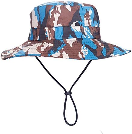 חיצוני שמש כובע, עמיד למים דיג כובע שמש הגנת קיץ בוני לגבר ונשים מתקפל דלי כובע לטיולים