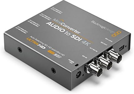 עיצוב Blackmagic Mini Converter Audio ל- SDI 4K