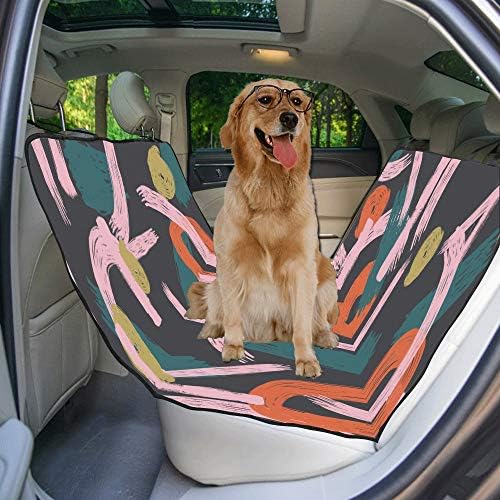 כיסוי מושב כלב מותאם אישית עיצוב עתידי סגנון הדפסה יצירתית מושב מכונית מכסה לכלבים עמיד למים עמיד