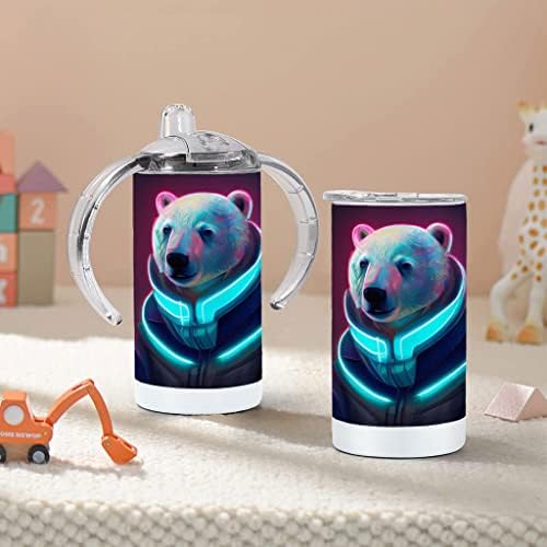 קרב דוב כוס קש-מגניב דוב תינוק כוס קש - עתידני כוס קש