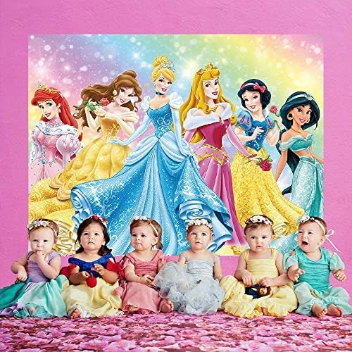 נסיכת נושא צילום רקע נסיכת בנות חלום מסיבת יום הולדת קישוט פנטזיה נסיכת יום הולדת באנר 7 * 5 רגל