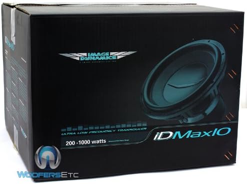 Idmax10 v.4 d4 - דינמיקה של תמונה 10 כפול 4 -אוהם idmax v.4 subwoofer