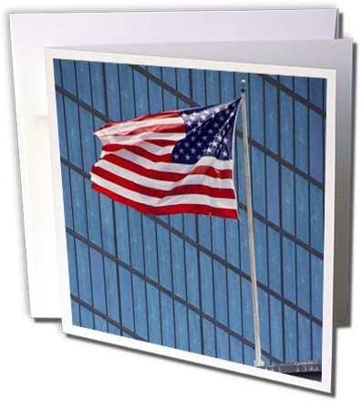 3דרוז מא, בוסטון, באק ביי, דגל אמריקאי-לָנוּ22 לָנוּ0287-ליסה ס. אנגלברכט-כרטיסי ברכה, 6 על 6 אינץ',