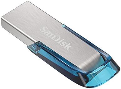 Sandisk Ultra Flair 64 GB USB 3.0 כונן הבזק, עד 150MB/s נקרא - כחול