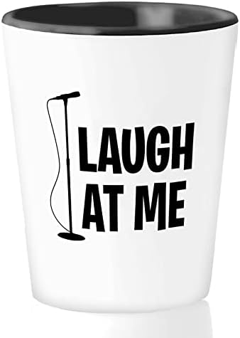 בועת חיבוקים לעמוד קומיקאי שוט זכוכית 1.5 עוז-לצחוק עלי-קומדיה קומיקאי בדיחות צלייה אגרוף קו פתוח קרוב