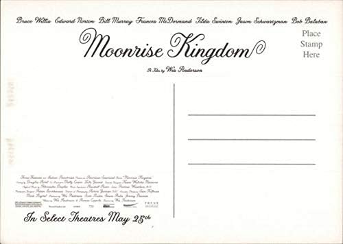 ממלכת Moonrise מאת ווס אנדרסון סרטים וטלוויזיה פרסום גלויה וינטג 'מקורית