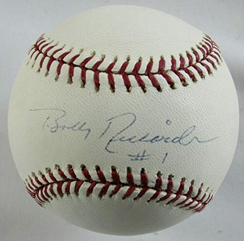 בובי ריצ'רדסון חתום על חתימה אוטומטית רולינגס בייסבול B103 - כדורי חתימה