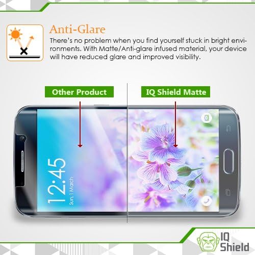 מגן מסך IQshield Matte התואם ל- Samsung Galaxy Tab S6 Lite 10.4 סרט אנטי-בועות אנטי-בוער