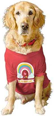 Ruse- חולצת טריקו כלב קיץ בסיסית כל מה שאנחנו צריכים זה חיות מחמד מודפסות אהבה צוות צוואר חצי שרוולים