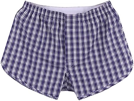גברים תחתונים בגברים תחתוני כותנה תחתוני כותנה רופפים מכנסיים קצרים במותניים בינוניים מכנסיים קצרים