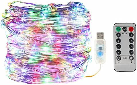 1 PC USB Multi Color 20M/200 מיתרים פיות אורות DIY נורית מסיבת חוט נחושת