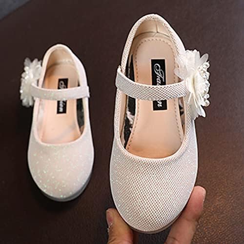 נעלי נעליים בודדות עור נערת פרח גדול נעלי עור קטנות נעלי ילדים סנדלי נסיכה נעלי קיץ