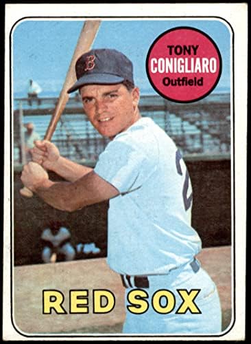 1969 Topps 330 Tony Conigliaro Boston Red Sox vg Red Sox